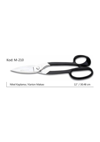 Merze Nikel Kaplama Karton Makası