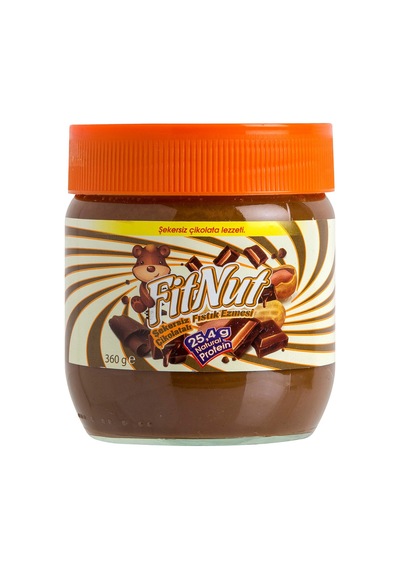 Fitnut Şeker İlavesiz Çikolatalı Fıstık Ezme 360 G - 3 Adet Tarı