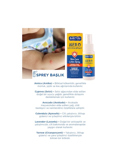 Babyton Hero Nemlendirici Losyon Sprey 50 Ml