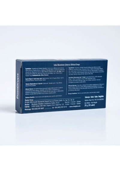 Apimedicine Pastdrops Rahat Uyku İçin Şekersiz Bitkisel Drops