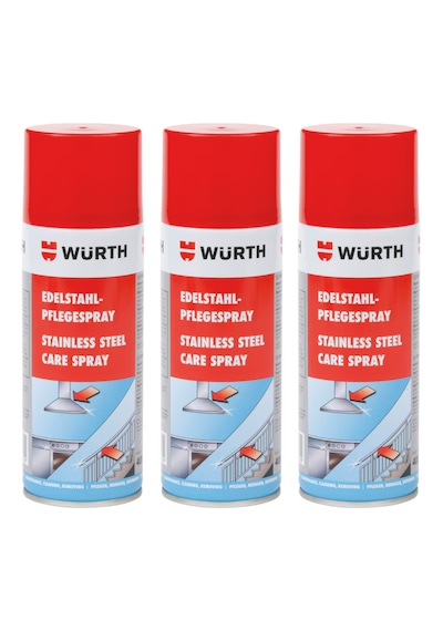 Würth Paslanmaz Çelik Bakım Spreyi 400 Ml - 3 Adet