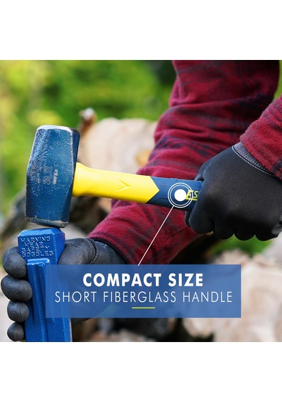 Estwıng Sure Strike Delme/çatlak Çekiç - Fiberglas Saplı Ve Kaymaz Minder Kavramalı 1,4 Kg Kızak - Mrf3lb
