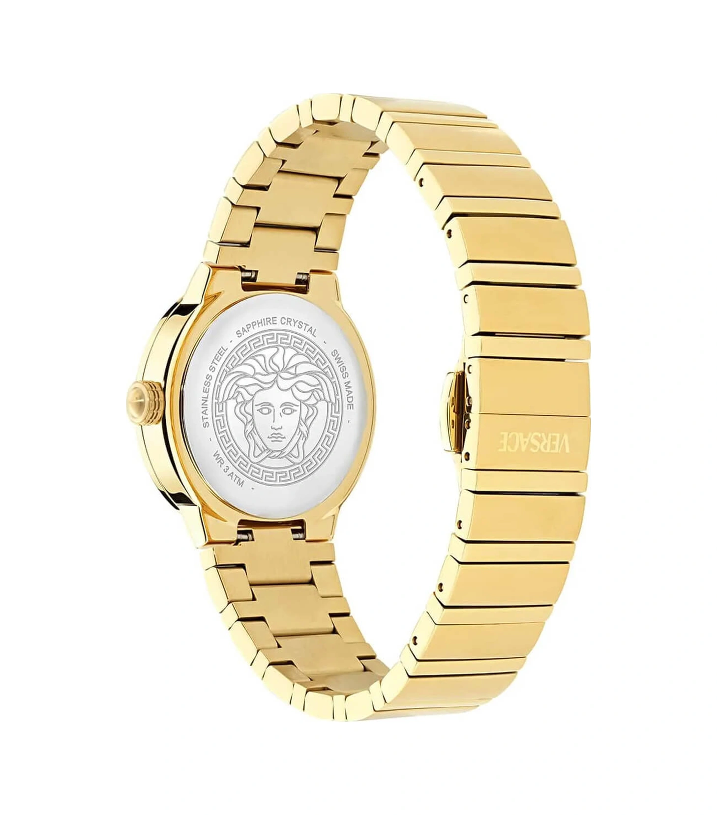 Versace Greca Logo Pearl 28 Mm Quartz Saat Vrscve0s00525 Yeşil