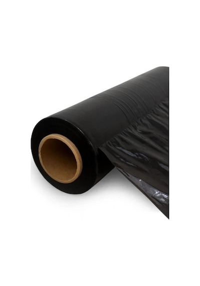Palet Streç Siyah 23 Micron 180 Metre- 2.200 Gr