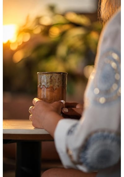 Travel Mug - Element Serisi - Terra Beyaz - Çok Renkli