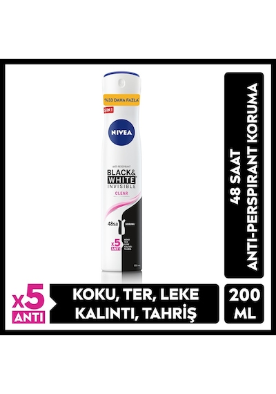 Kadın Deodorant 200ml 48 Saat Koruma Ve Ferahlık