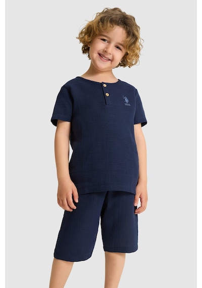 U.s. Polo Assn. Erkek Çocuk Lacivert Pijama Takım 50327343-vr033