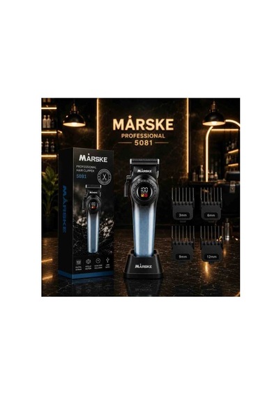 Smp Profesyonel Berber Tıraş Makinası Marske Ms-5081 Traş Makinesi Saç Sakal 100 Dk