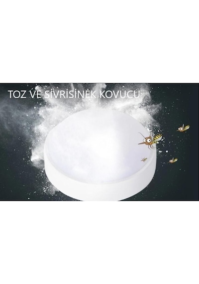 Banyo Tavan Lambası Artos 20w Yuvarlak Beyaz Balkon Lambası 6400k Beyaz Led Işık Teras Duvar Lambası