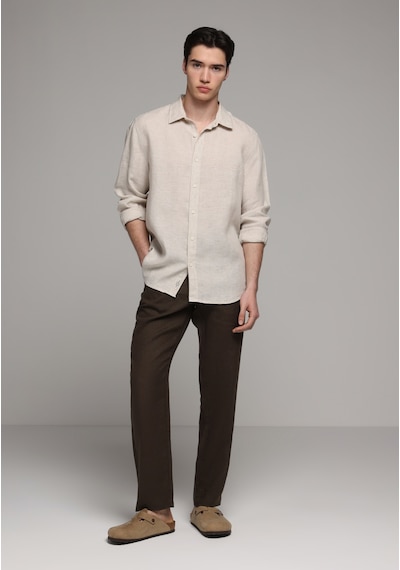 Colin's Colins Regular Fit Shirt Neck Düz Erkek Bej Uzun Kol Gömlek Cl1080090 Q1.v1 Beı Colin's Colins Regular Fit Shirt Neck Düz Erkek Bej Uzun Kol Gömlek Cl1080090 Q1.v1 Beı