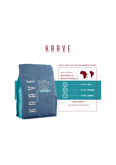 Kaave Roastery Breakfast Blend Filtre Kahve 500 G