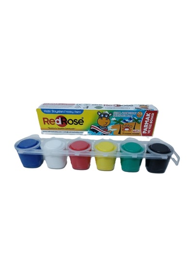 Hayal Sepeti Parmak Ve Yüz Boyası 6 Renk 6x25mm Çok Renkli