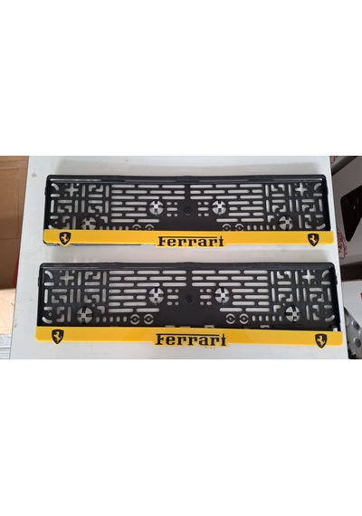 Ferrari Takmatik Standart Plakalık 2li
