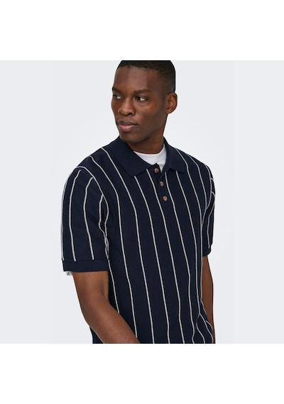 Only & Sons Saim Erkek Lacivert Polo Tişört 22037080-dsp Lacivert