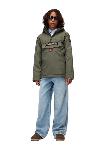 Napapıjrı Napapijri Rainforest Wi 2 Erkek Çocuk Yeşil Outdoor Ceketi 35681 Haki