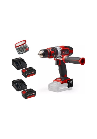 Einhell TE-CD 18/48 Li-ı Akülü Darbeli Vidalama + 2 X 4 Ah Akü + 32 Parça Uç Seti