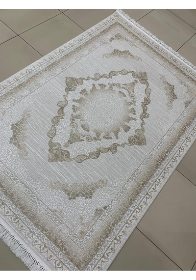 Padişah Halı Safir 90822 070 Serisi Akrilik Salon Oturma Yatak Odası Halısı Kahverengi - Gri
