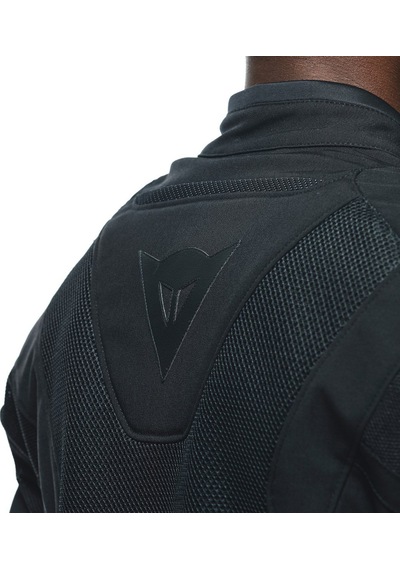 Dainese Energyca Air Black Fluo Red Tekstil Mont Siyah