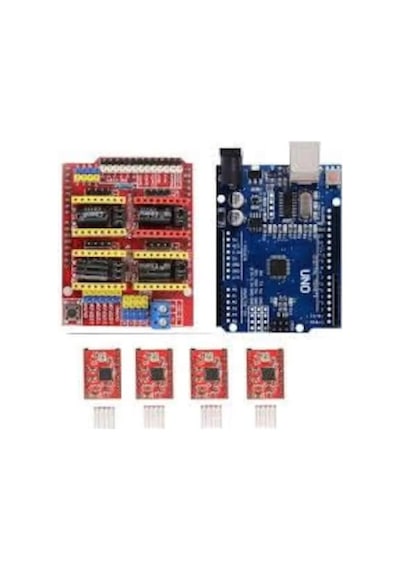 Arduino Cnc Shield Arduino Uno Klon 4X A4988 Dahil