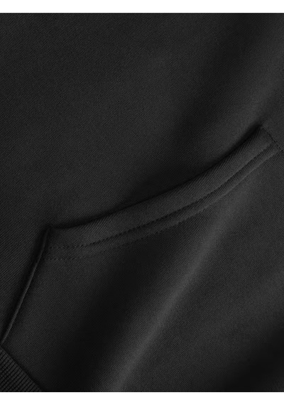 Nevermind Sevgili Kombini Hoodie Merry Christmas Baskılı Çift Kapüşonlu S Siyah