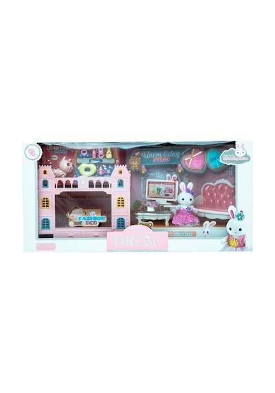 Mega By6678 Dreamy Mini Tavşan Eğlenceli Ranza Seti