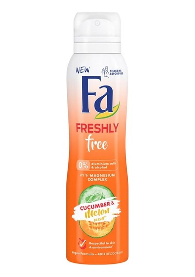 Fa Freshly Free Cucumber&Melon Kadın Sprey Deodorant 150 ML