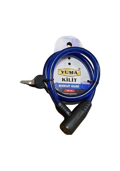 Yuma Ym-733 Mavi 65 Cm Bisiklet Kilidi 1