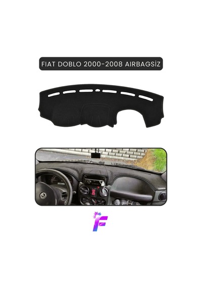 Fıat Doblo 2000-2008 Aırbagsız Torpido Örtüsü Güneşten Korur Kolay Montaj Tam Uyum Tb6
