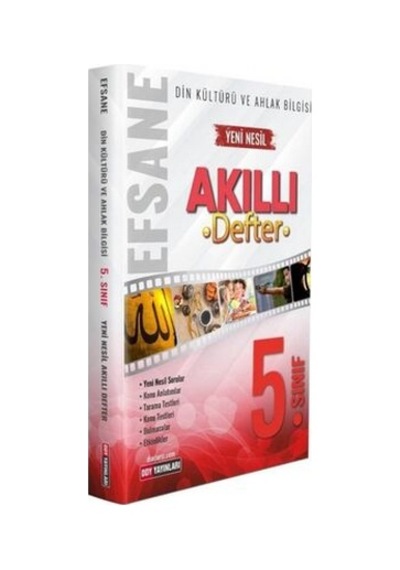5. Sınıf Din Kültürü ve Ahlak Bilgisi Efsane Akıllı Defter- DDY Yayınları