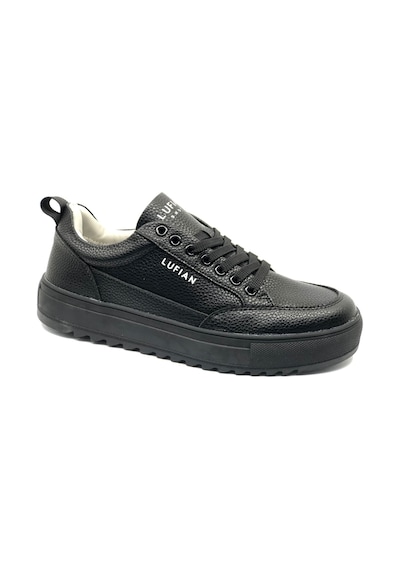 Lufian 112230228 Phılıp Sneaker Erkek Deri Ayakkabı Siyah