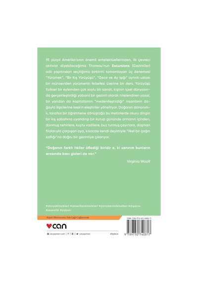 Yürümek - Henry David Thoreau - Can Yayınları