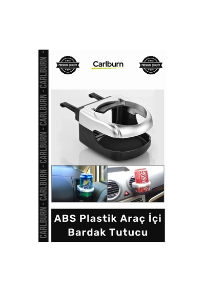Stand Ayarlanabilir Havalandırma Uyumlu Abs Plastik İçecek Standı Sağlam Araç İçi Bardak Tutucu