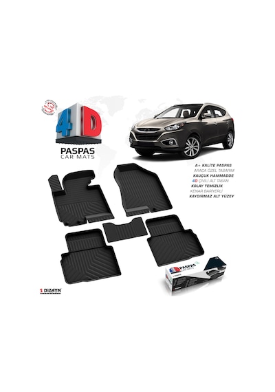 Hyundai İx35 4d Havuzlu Paspas 2010-2017 4ds-71745