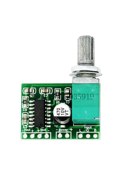 Ses Kontrol Potlu PAM8403 5V Mini Ses Yükseltici Class D 2x3w Amfi Kartı
