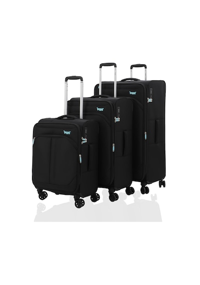 Baggaj V2411 Super Lıght Valiz Black Set Siyah