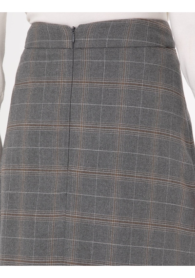 Pierre Cardin Kadın Gri Etek Dokuma 50292639-vr024 Gri