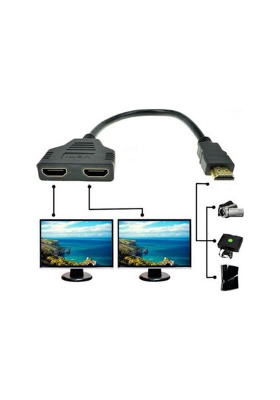 Hdmi Splitter 2 Port Çoklayıcı Çoğaltıcı Tv Görüntü Çoğaltıcı