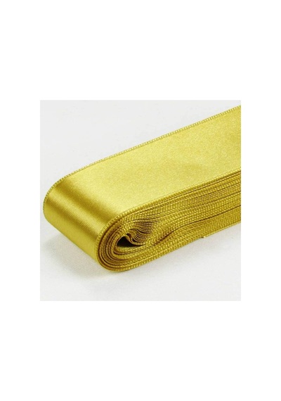 Gold Altın Renk Saten Kurdela 4 Cm. X 10 Metre Gold