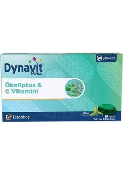 Dynavit Herbal Okaliptüs C Vitamini 16 Pastil