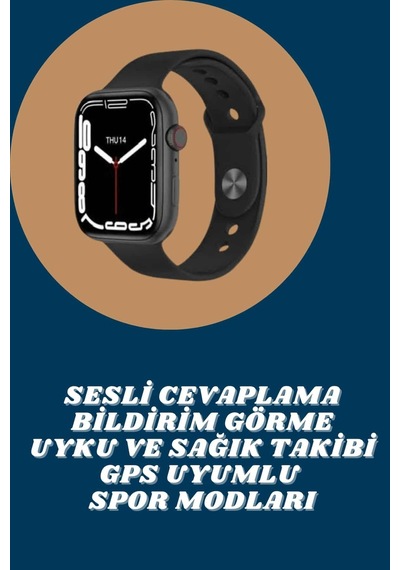 Akıllı Saat Tema Değiştirme Uyku Ve Takibi Sesli Asistan Bildirim Görme