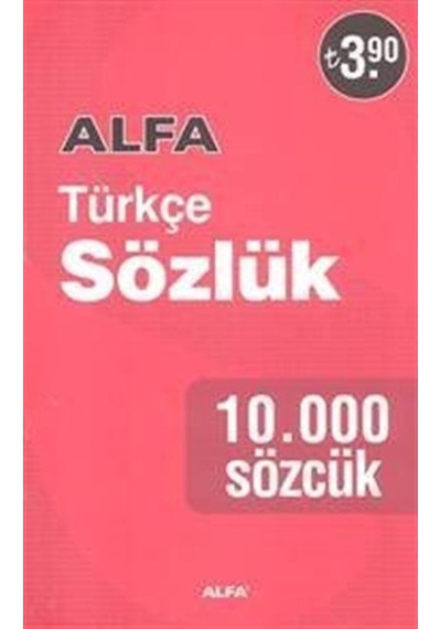 Alfa Türkçe Sözlük- Alfa Yayıncılık