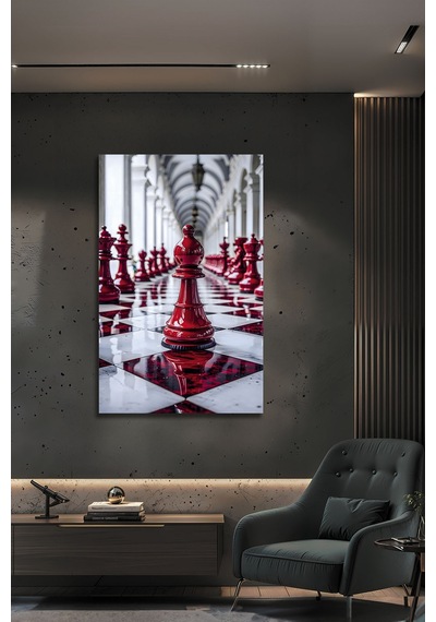 Kırmızı Satranç Temalı Modern Cam Tablo Modern Tasarım Şık Duvar Aksesuarı Doğa Ve Manzara Temalı Dekoratif Duvar Tablosu, Salon, Yatak Odası Ve Ofis Dekoru, Kırmızı Satranç Temalı Modern Cam Tablo Modern Tasarım Şık Duvar Aksesuarı Doğa Ve Manzara Temalı Dekoratif Duvar Tablosu, Salon, Yatak Odası Ve Ofis Dekoru,