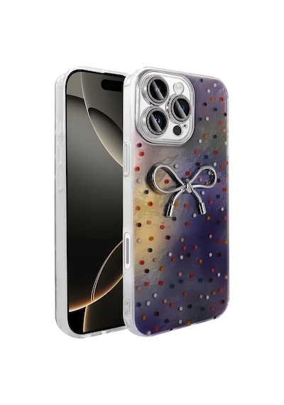 Apple Uyumlu iPhone 16 Pro Max Kılıf Kamera Korumalı Figürlü Zore Ponti Silikon Kapak