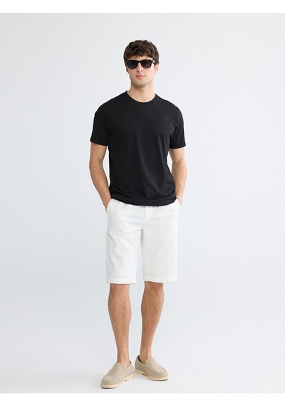 Lcwaıkıkı Classic Siyah Slim Fit %100 Pamuk Basic Tişört