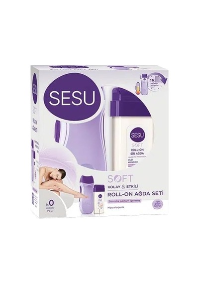 Roll-on Ağda Mor Makineli Set Soft 2022 Kadınlar İçin
