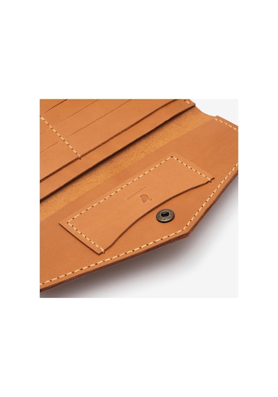 Elegance Leather Hakiki Deri Kadın Cüzdan Camel - 631884675 Camel
