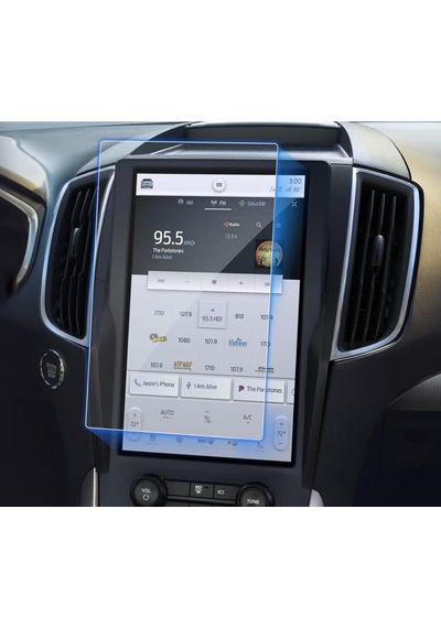 Ford Edge 12 İnç Ekran Koruyucu Multimedya Parlak Nano
