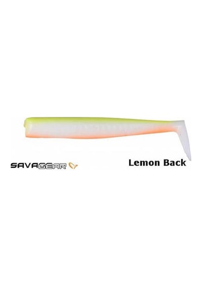 Sandeel Lemon Back 10cm 7gr Levrek Silikonu 5 Adet