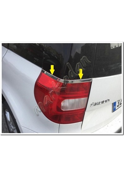 Markadan Skoda Yeti Krom Stop Alt Çıtası 2010-2017 2 Parça Paslanmaz Çelik