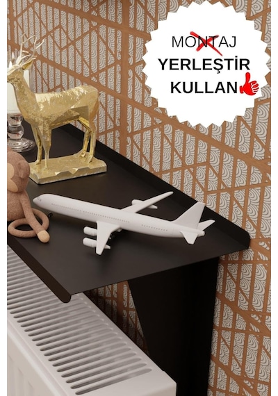 Risingmaber Siyah Montajsız Petek Üstü Metal Raf, Kalorifer Peteği Raf Dresuar Uçan Raf 60 Cm Mt98s Diğer Risingmaber Siyah Montajsız Petek Üstü Metal Raf, Kalorifer Peteği Raf Dresuar Uçan Raf 60 Cm Mt98s Diğer
